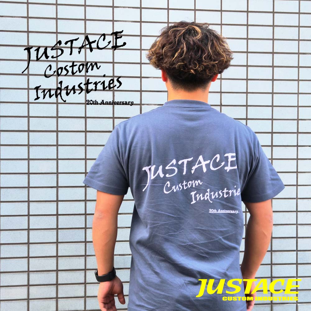 Justace 20th AnniversaryロゴTシャツ